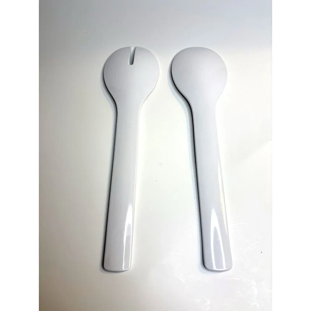 Polka Dot Retro Lightweight Melamine Serving Set Colorful, Mid-Century Style.
